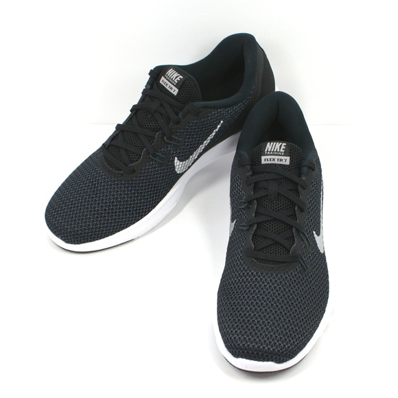 Nike Flex Trainer Black Metallic Silver NEW! - Picture 3 of 6
